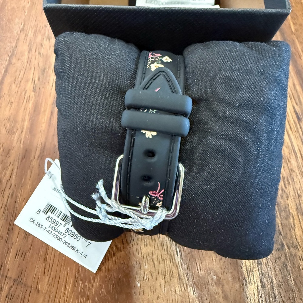 COACH Black and Floral Watch - Picture 2 of 5